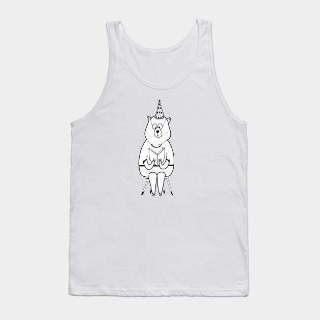 Bear Tank Top by coclodesign